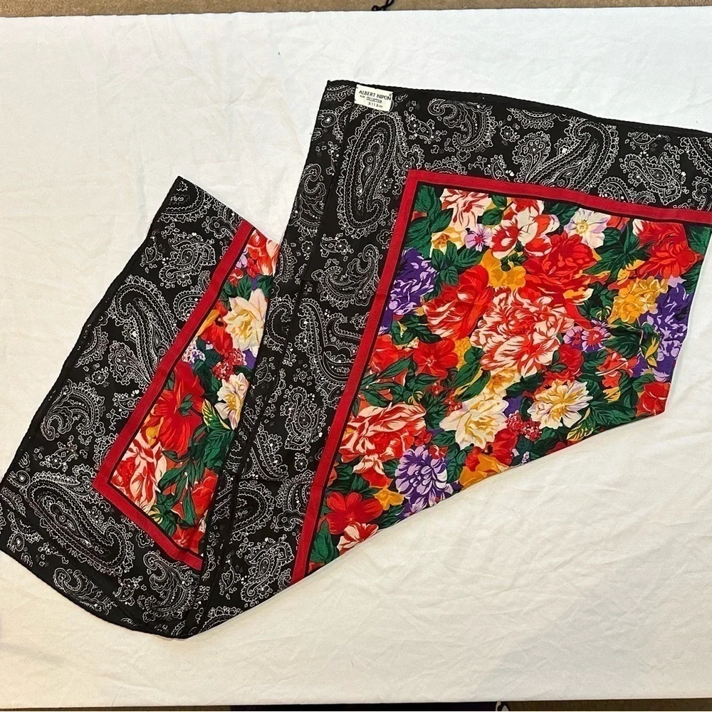 Albert Nipon Silk Scarf 30